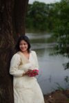 Nilaavu – Ivory & Gold Festive Dress