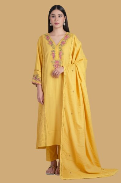 Salwar Cotton Self Thread Texture